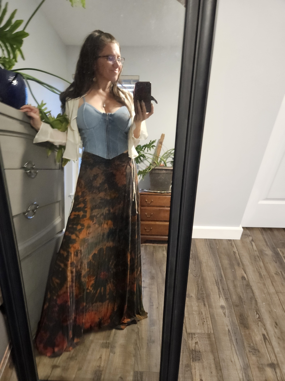 Gypsy Rose Tie-Dye Maxi Skirt